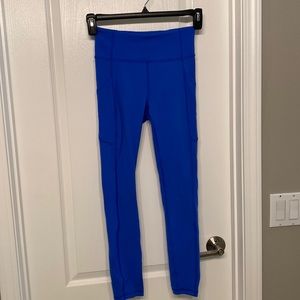 Blue Lululemon Leggings